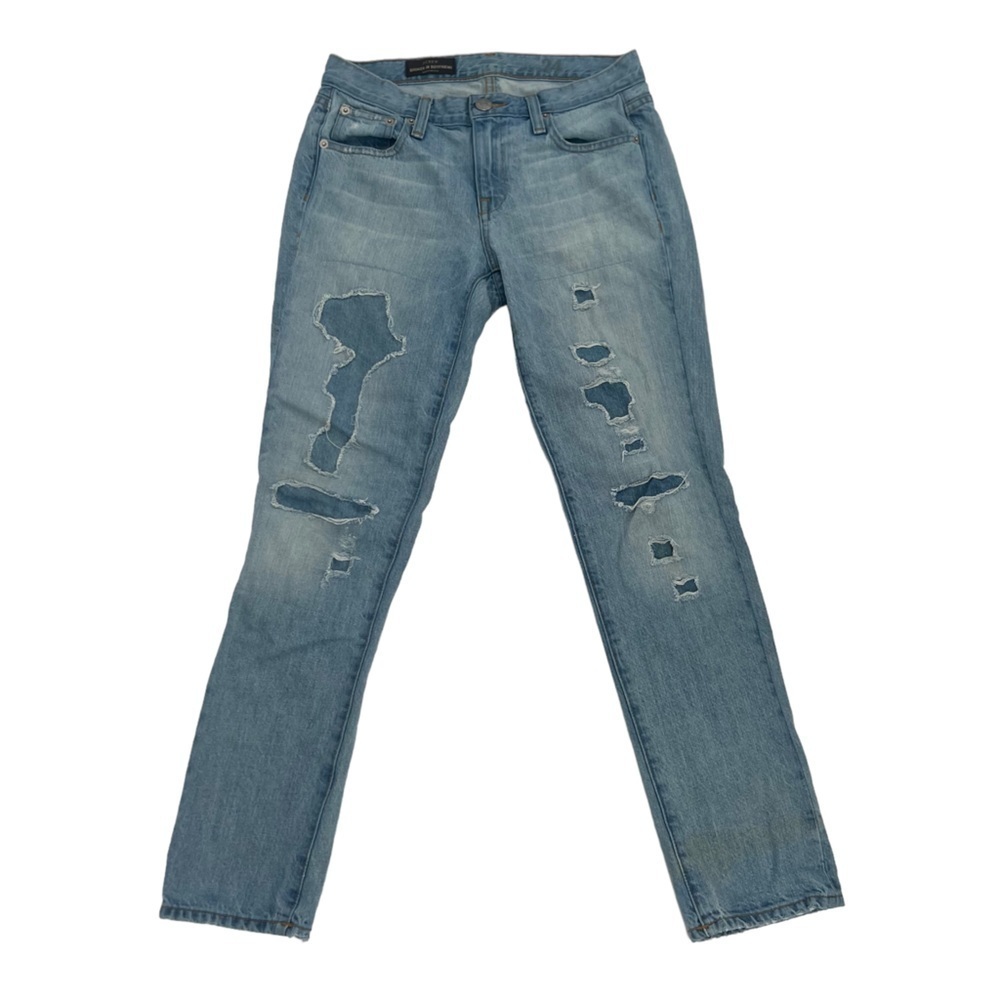 J. Crew Broken In Boyfriend Distressed Jeans Size 24 Women’s